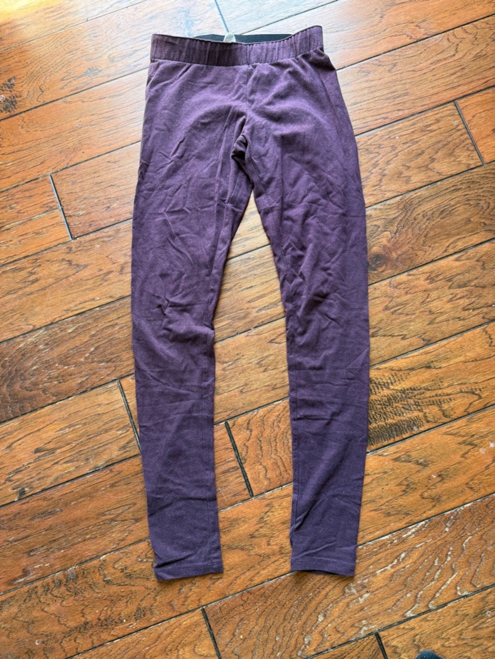 Garage Maroon Leggings with Branded Waistband